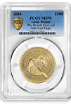 Certified Lion of England gold coin